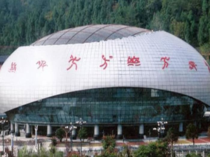 丰台体育中心球形网架加工安装
